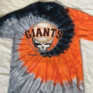 San Francisco Giants Tie dye baseball shirt sz med